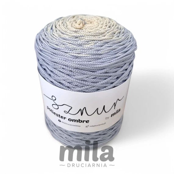 Pamut Zsinórfonal Ombre 3mm Bézs/Galamb