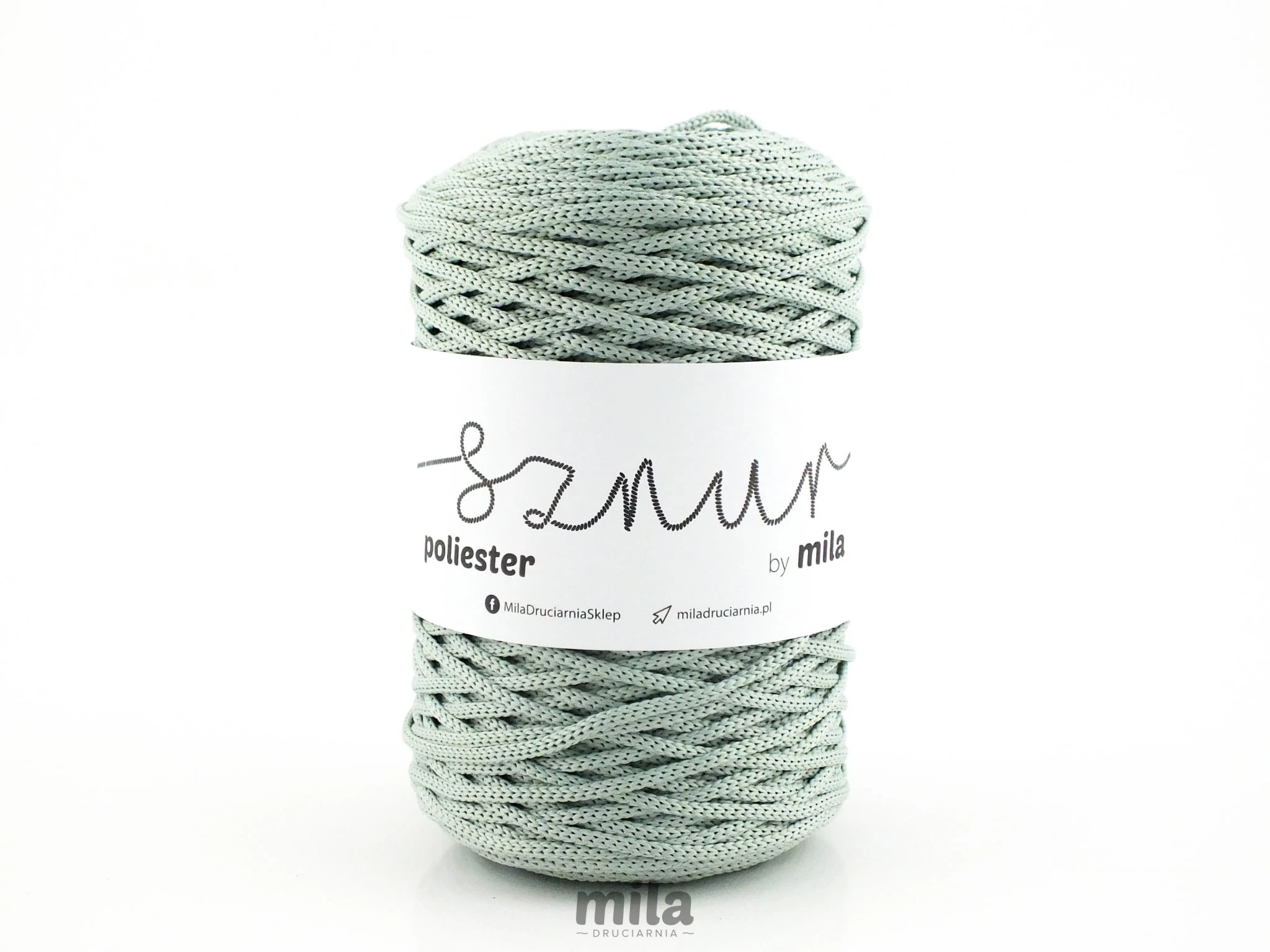 Poliészter zsínorfonal Menta