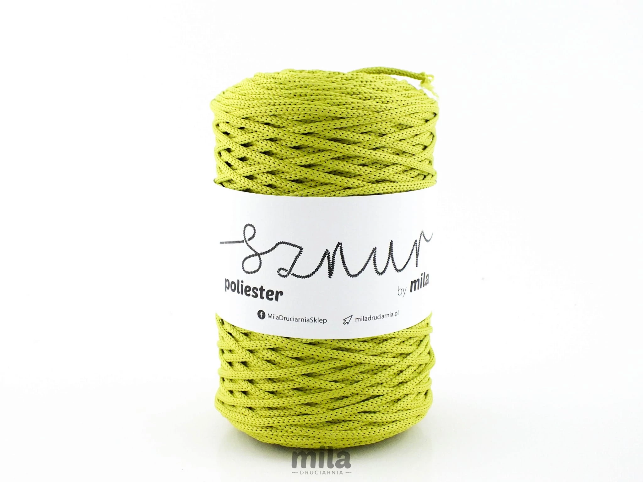 Poliészter zsínorfonal Lime